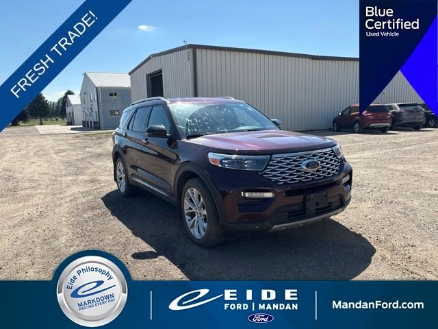 Used 2022 Red Ford Platinum image 1