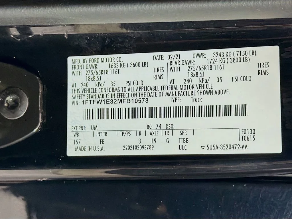 Used 2021 Black Ford XL image 34