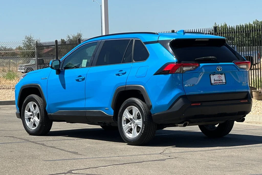 Certified Used 2021 Blue Toyota XLE image 7