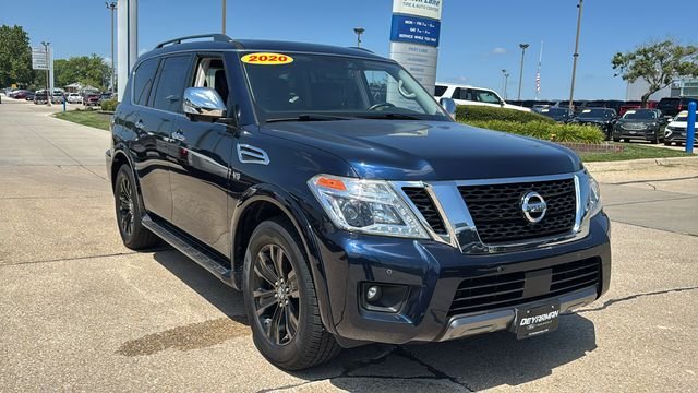Used 2020 Blue Nissan Platinum image 2