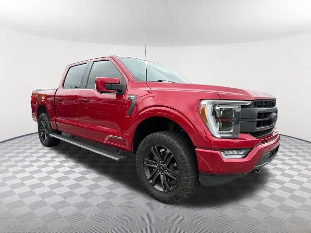 Used 2021 Red Ford LARIAT image 3