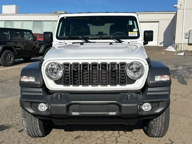New 2026 Bright White Clear-Coat Exterior Paint Jeep Sport S image 6