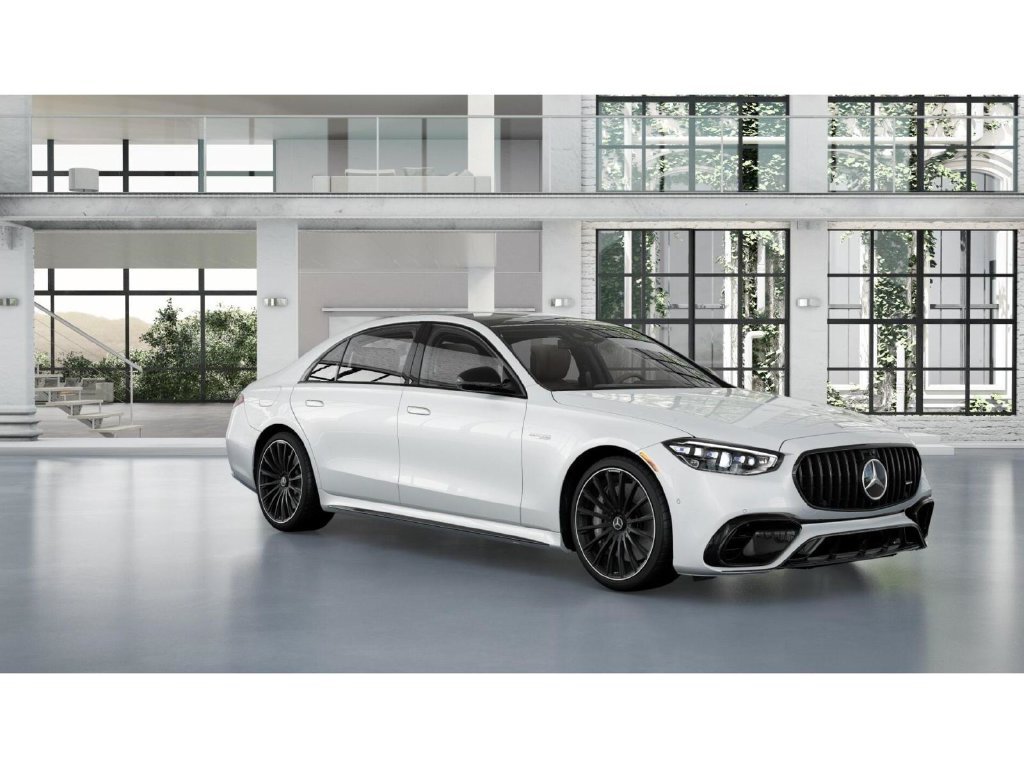 New 2026 MANUFAKTUR Moonlight White Metallic Mercedes-AMG AMG® S 63 E 4MATIC Sedan image 11