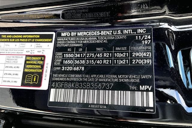 Used 2025 Black Mercedes-Benz GLE 63 S AMG® image 11