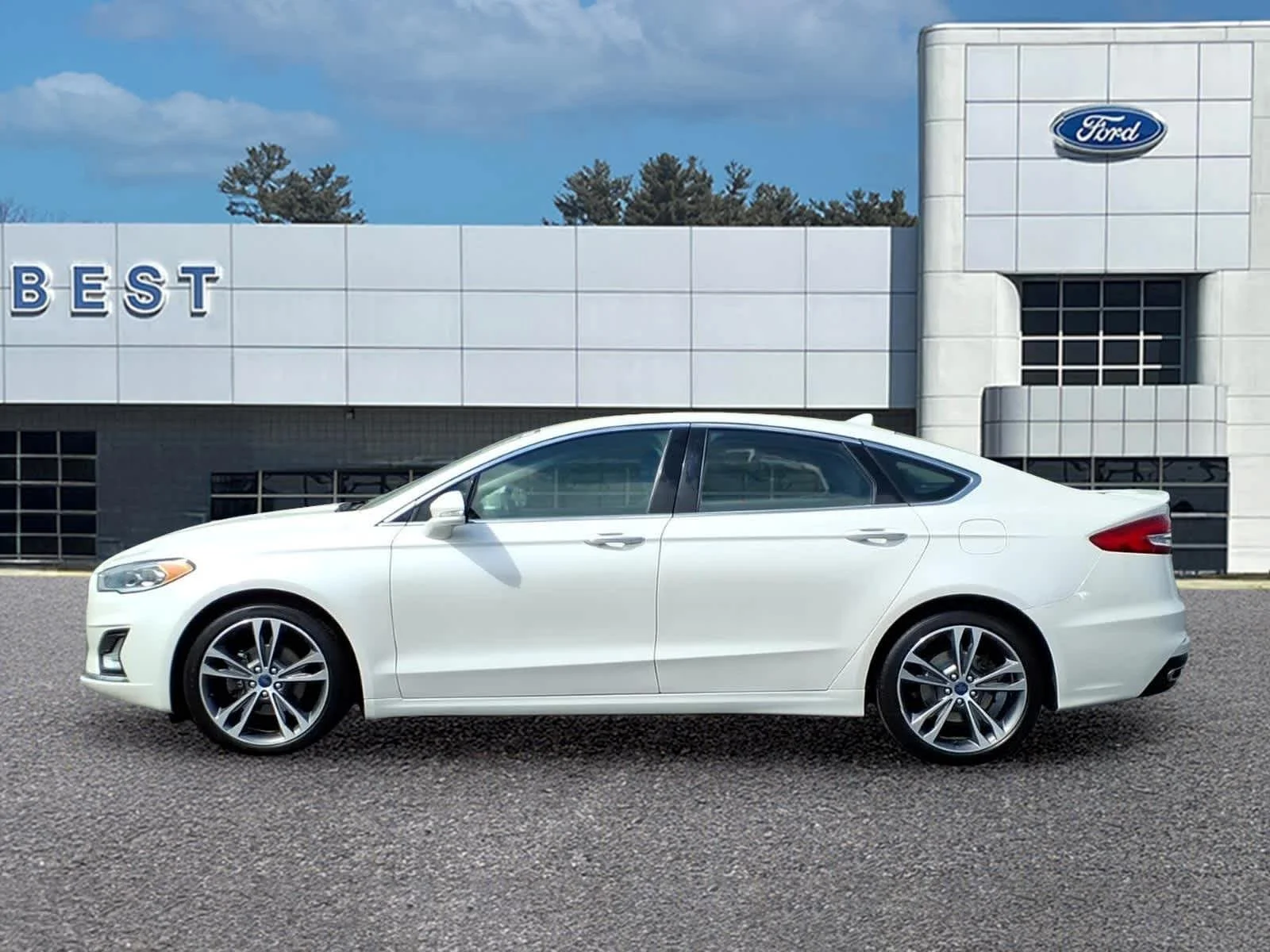 Certified 2020 Ford Fusion Titanium with VIN 3FA6P0K90LR158060 for sale in Nashua, NH