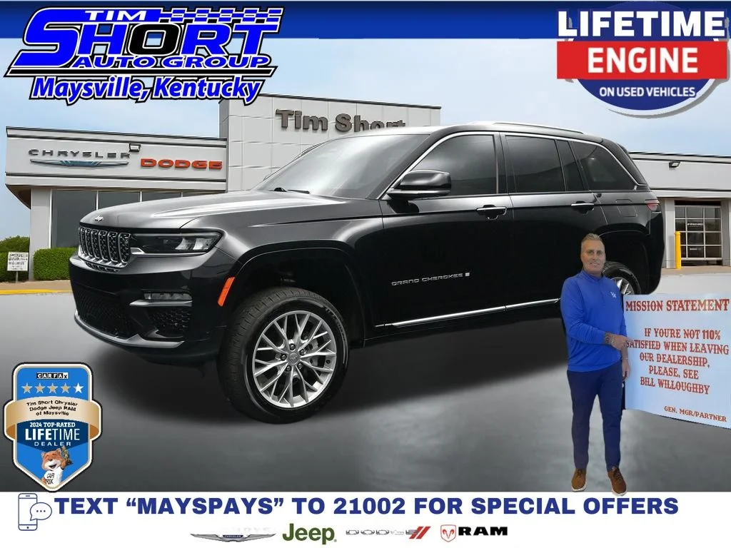 Used 2023 Black Jeep Summit image 1