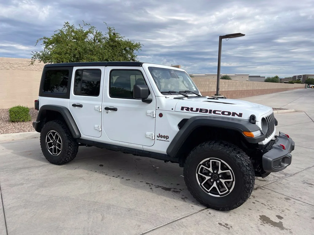 Certified Used 2025 White Jeep Rubicon image 5