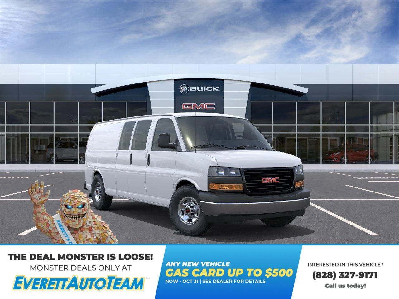 New 2026 Summit White GMC Work Van image 1