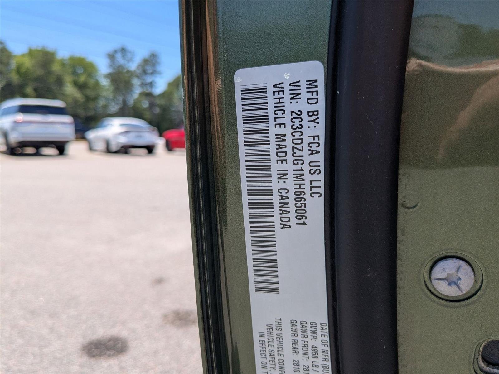 Used 2021 F8 Green Dodge GT image 31
