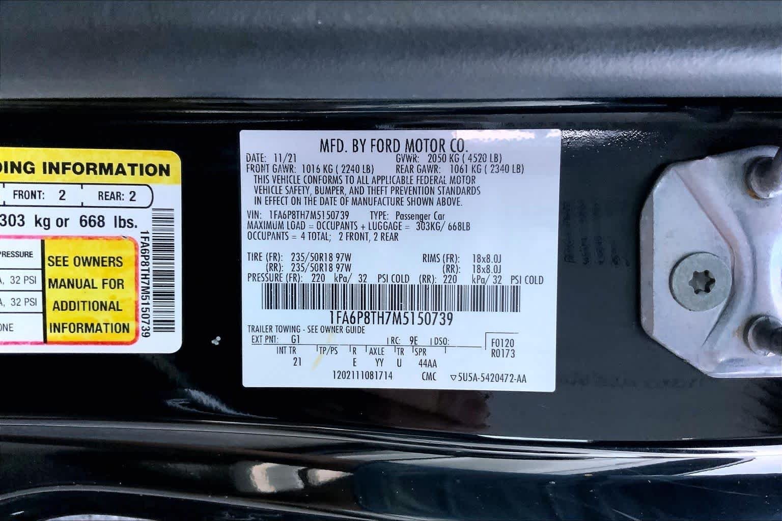 Used 2021 Shadow Black Ford EcoBoost image 28