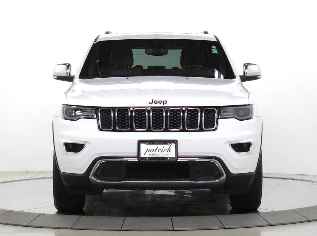 Used 2021 Bright White Clearcoat Jeep Limited image 2