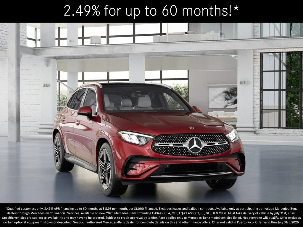 New 2026 MANUFAKTUR Patagonia Red Metallic Mercedes-Benz GLC 300 image 51