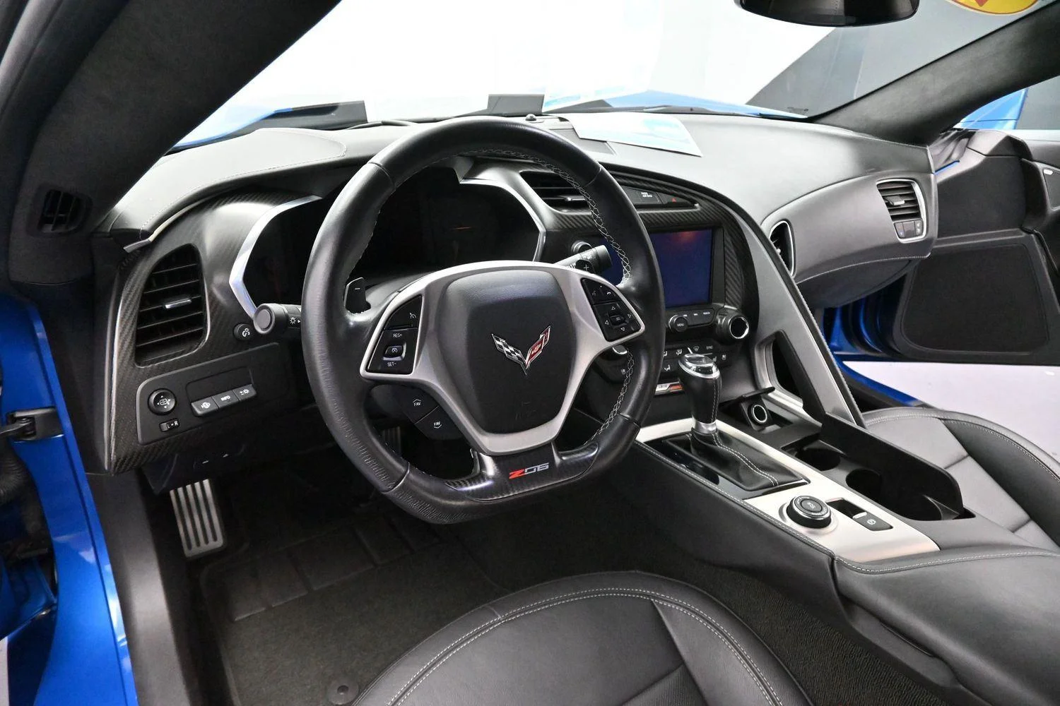 Used 2016 LAGUNA BLUE METALLIC TINTCOAT Chevrolet Z06 3LZ image 17