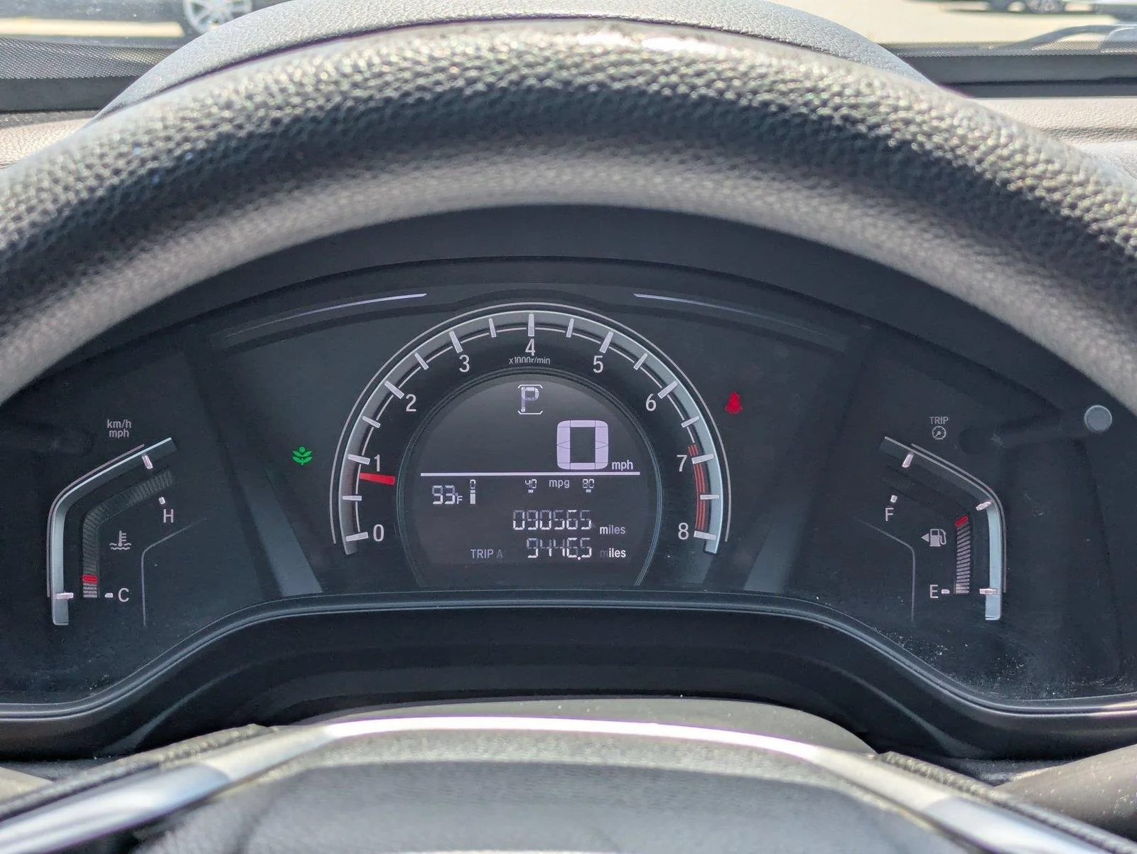 Used 2019 Crystal Black Pearl Honda LX image 15