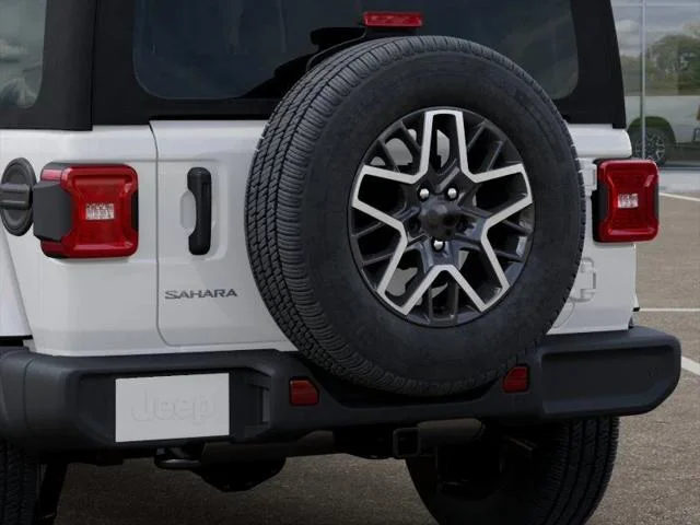 New 2026 Bright White Clear-Coat Exterior Paint Jeep Sahara image 14