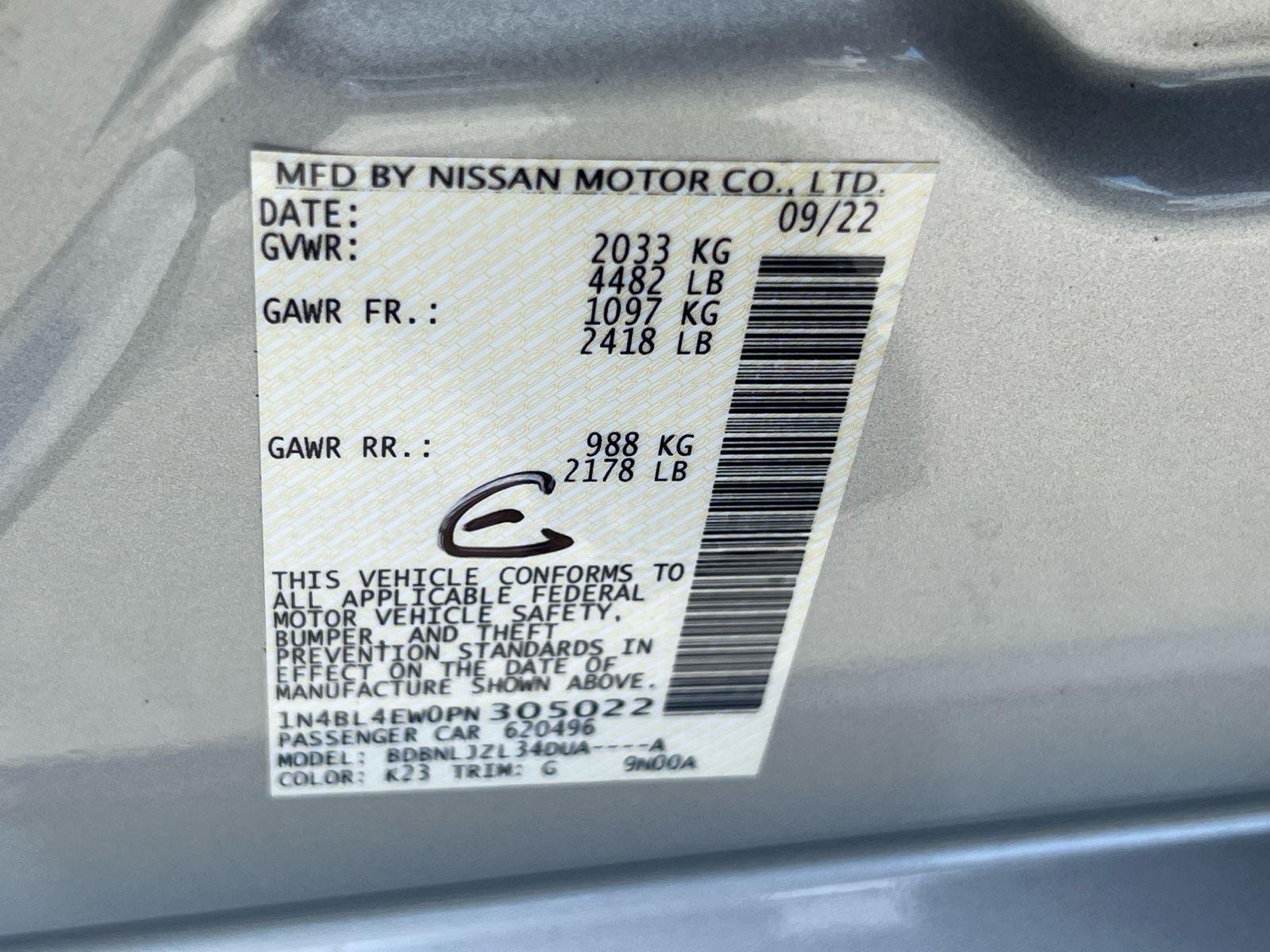 Used 2023 Brilliant Silver Metallic Nissan 2.5 SL image 34