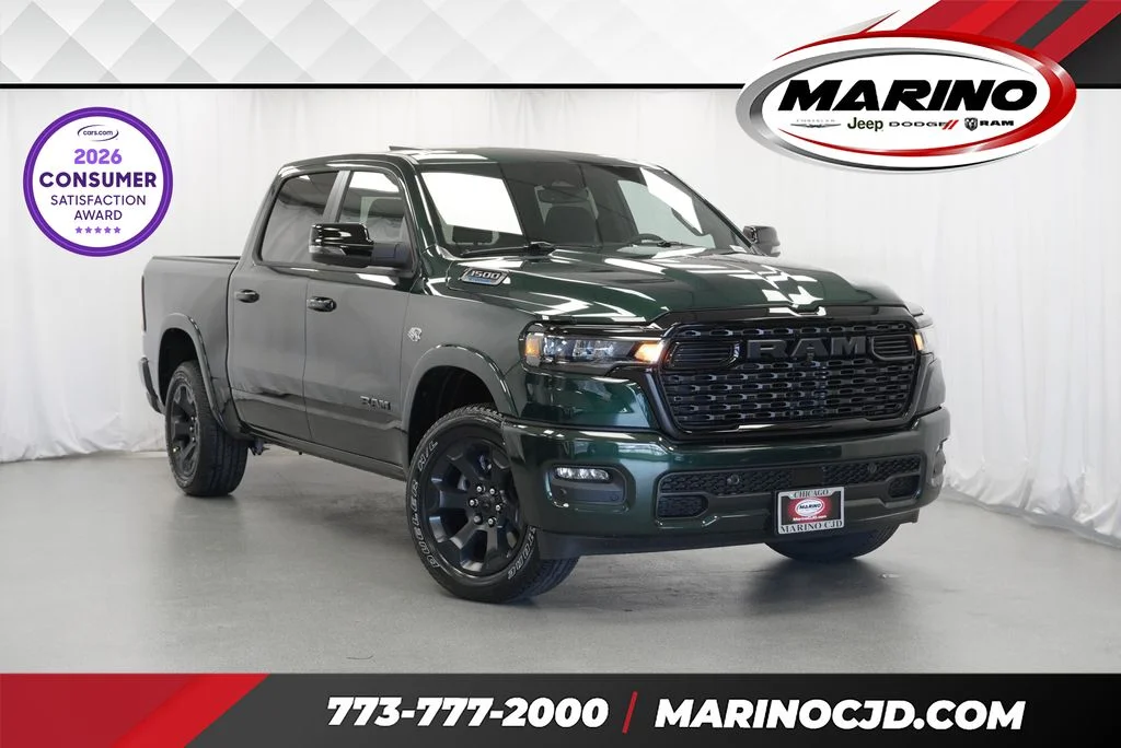 New 2026 Serrano-Green Metallic Exterior Paint RAM Big Horn/Lone Star image 1