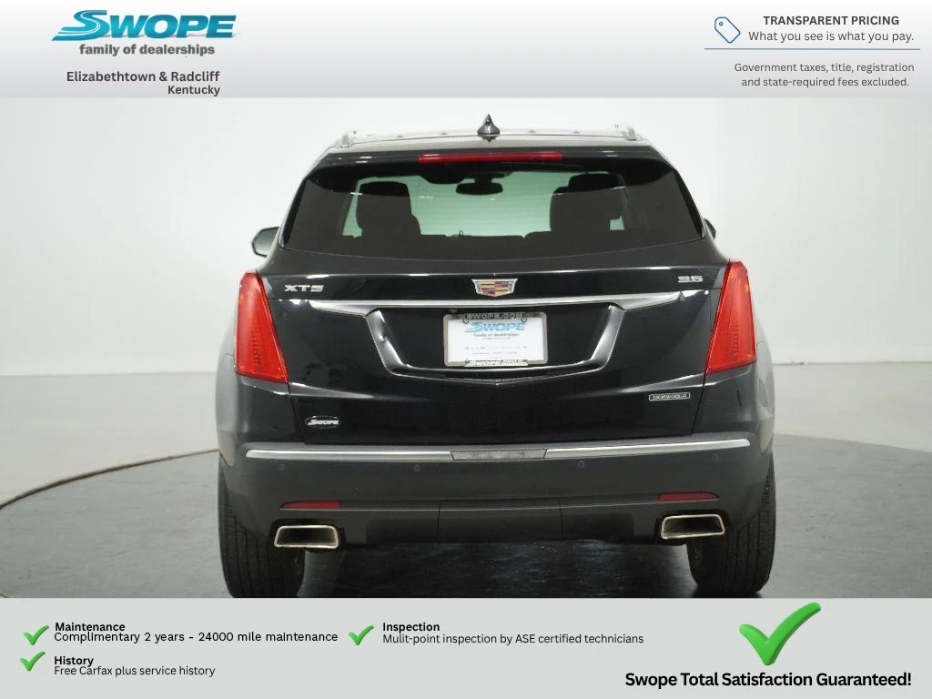 Used 2017 Stellar Black Metallic Cadillac Luxury FWD image 4