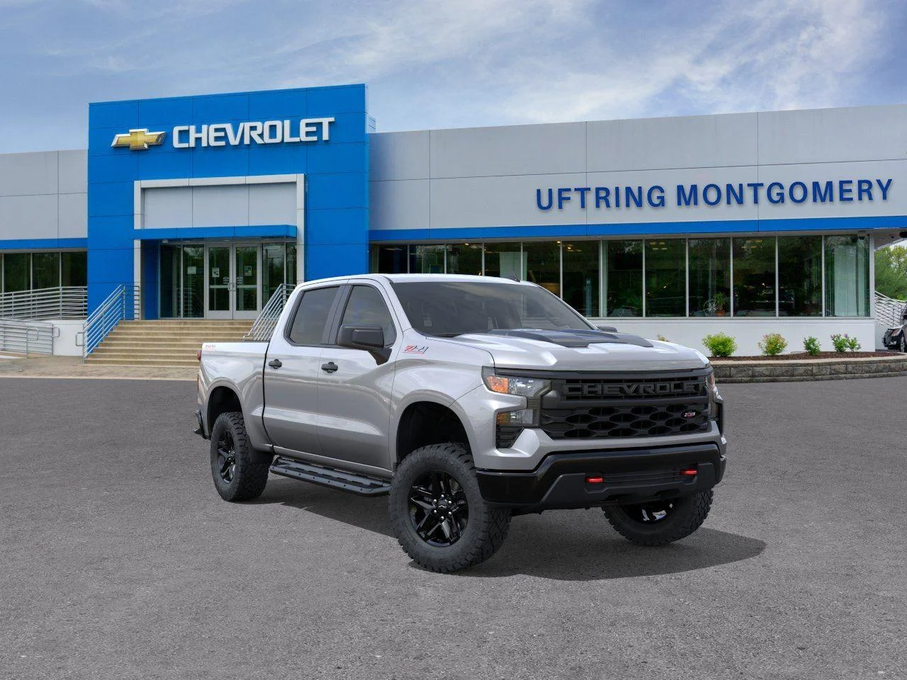 New 2026 Sterling Gray Metallic Chevrolet Custom Trail Boss image 1