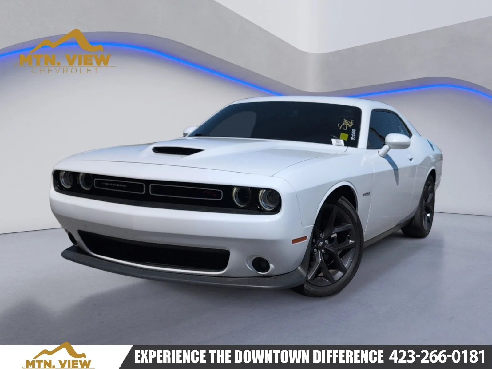 White 2021 Dodge Challenger R/T RWD Coupe Rear-Wheel Drive