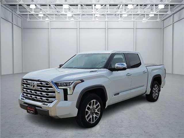 Used 2025 Wind Chill Pearl Toyota 1794 Edition (A10) 4x4 CrewMax 5.5 ft. box 145.7 i image 1