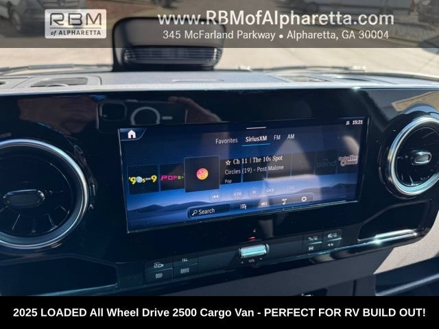 New 2025 Silver Gray Mercedes-Benz 2500 High Roof All Wheel Drive with 144 Wheel Base image 26