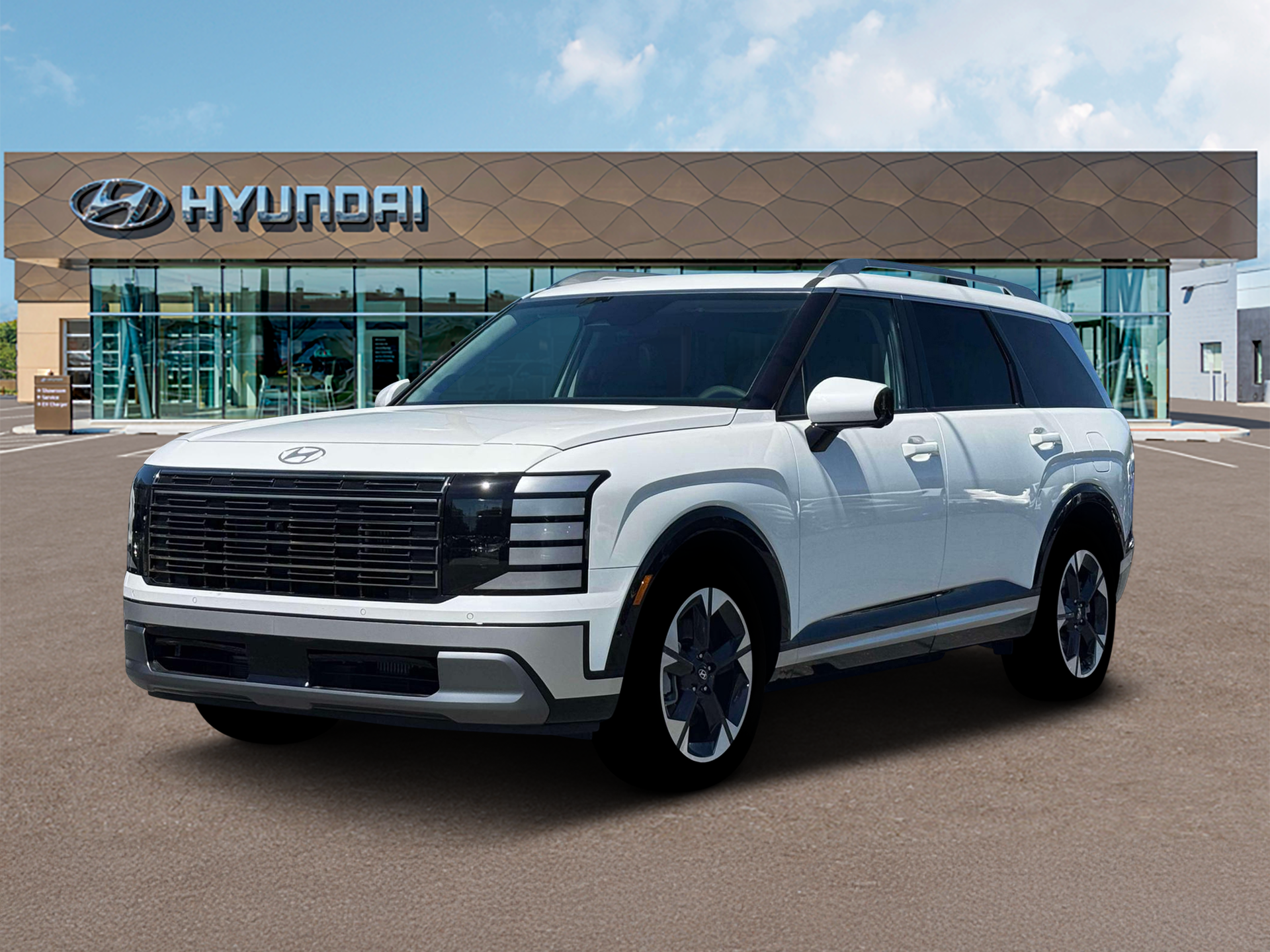 New 2026 Creamy White Pearl Hyundai Limited image 1