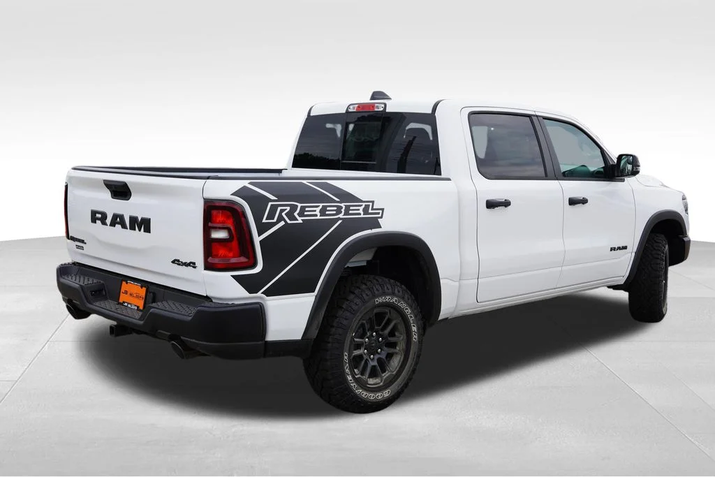 New 2026 Bright White Clearcoat Ram Rebel image 3