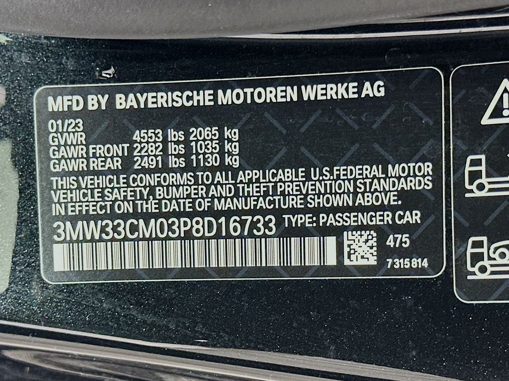 Certified Used 2023 Black Sapphire Metallic BMW 230i xDrive image 33
