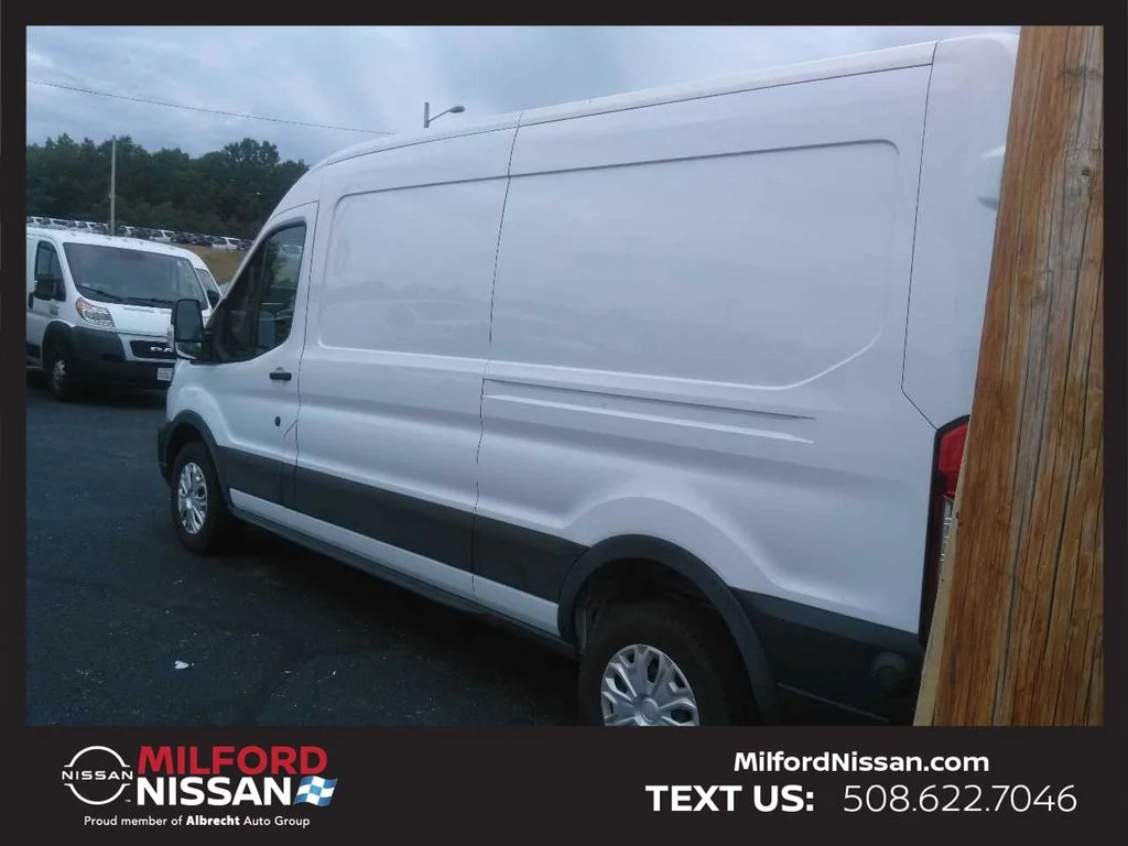 Used 2023 Ford E-Transit Cargo Van Base with VIN 1FTBW9CK8PKA50264 for sale in Milford, MA