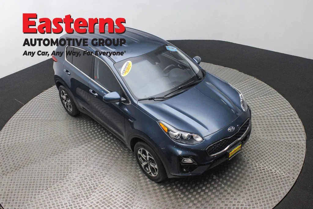 Used 2020 Blue Kia LX image 3