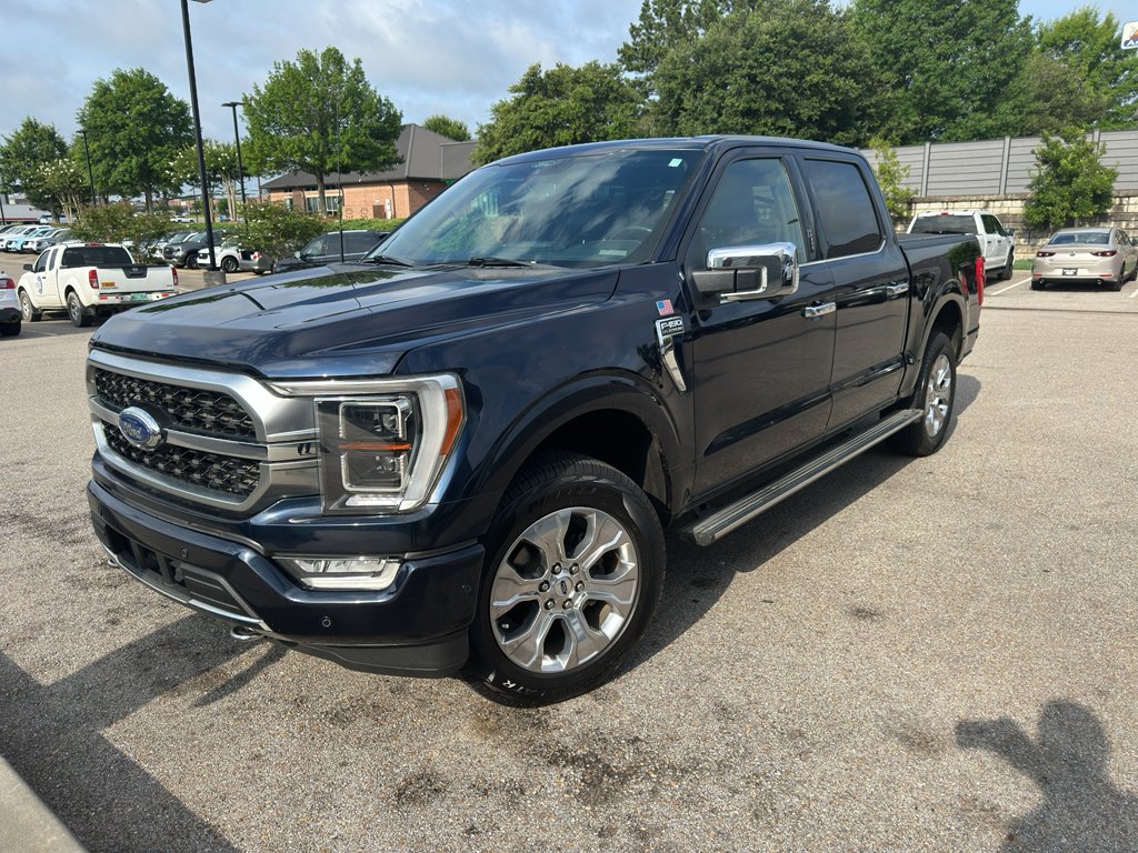 Used 2022 Antimatter Blue Metallic Ford Platinum image 1