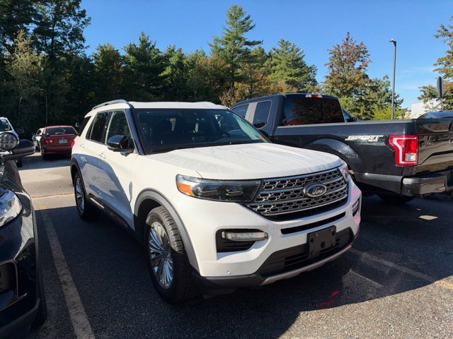 Used 2023 White Metallic Ford Limited image 3