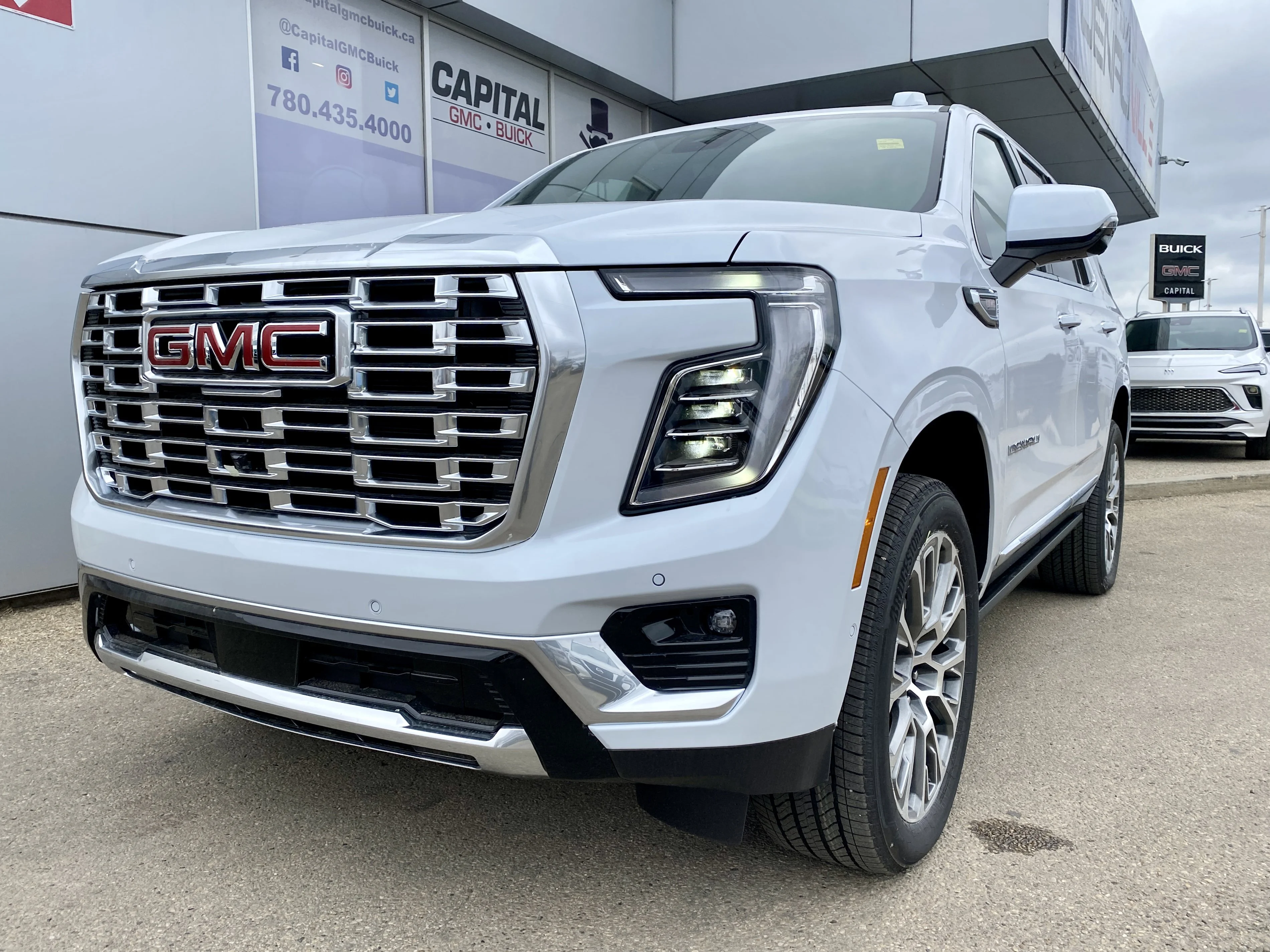New 2026 GLACIER WHITE TRICOAT GMC Denali image 2