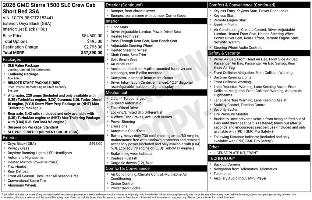 2026 GMC Sierra 1500 SLE - Photo 6