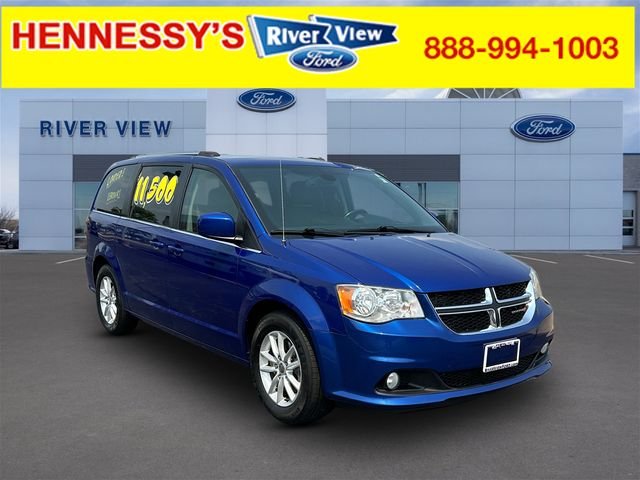 Certified Used 2020 Indigo Blue Clearcoat Dodge SXT image 1