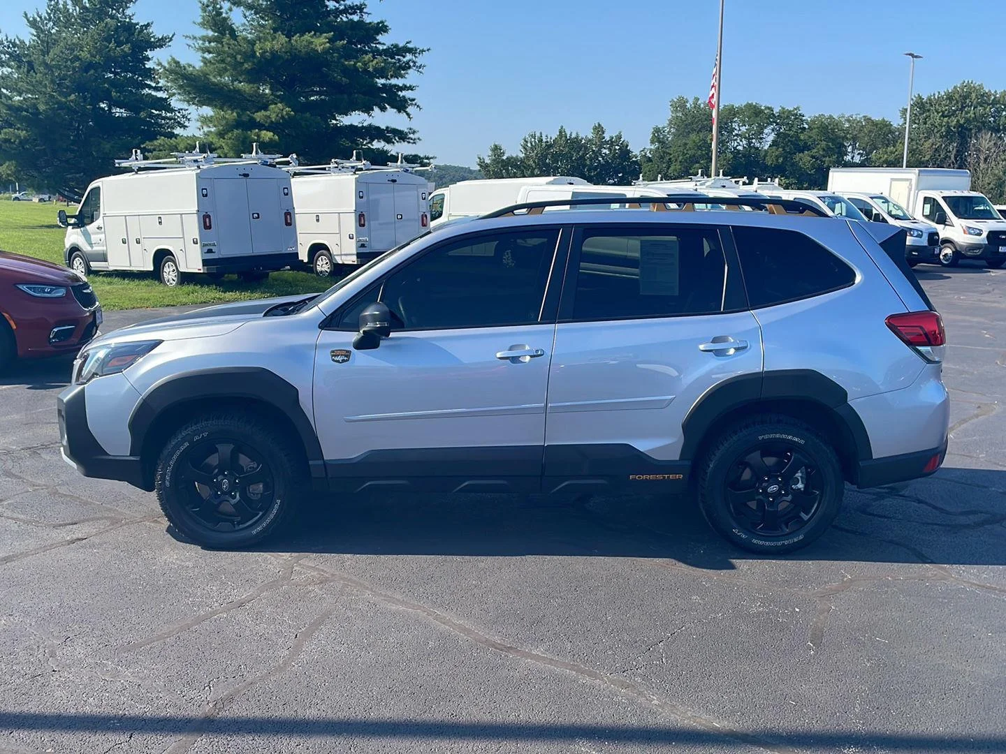 Used 2024 Ice Silver Metallic Subaru Wilderness image 2