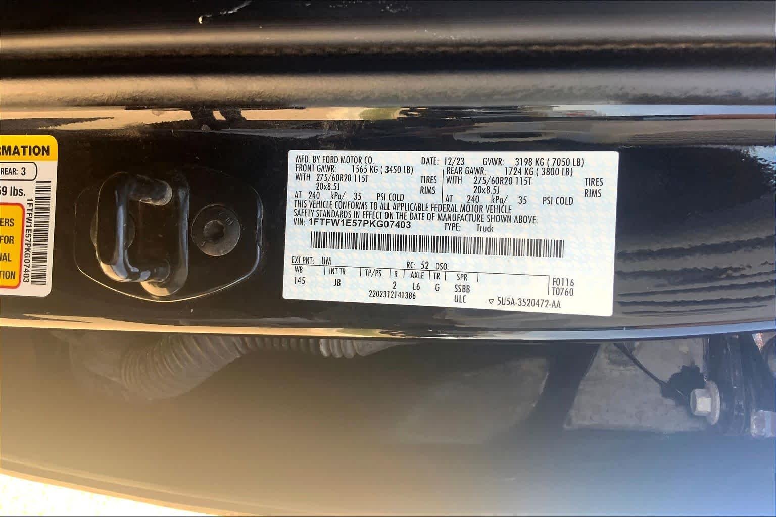 Used 2023 Agate Black Metallic Ford XL image 37