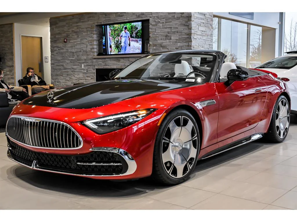 New 2026 MANUFAKTUR garnet red metallic (Red Ambiance) Mercedes-Benz Mercedes-Maybach SL 680 image 45