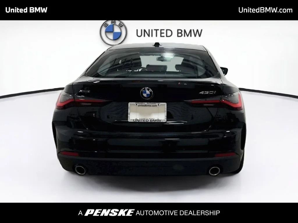 Certified Used 2025 Jet Black BMW 430i xDrive Gran Coupe image 6