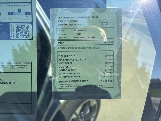New 2026 Typhoon Silver Metallic Hyundai Limited image 2