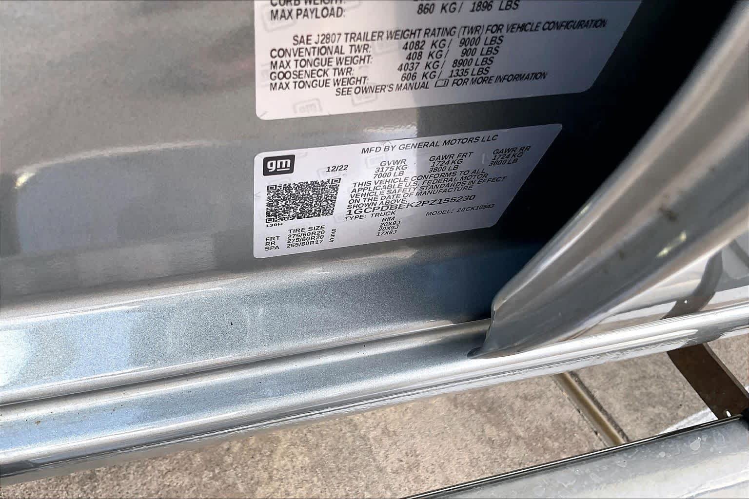 Used 2023 Sterling Gray Metallic Chevrolet Custom image 36