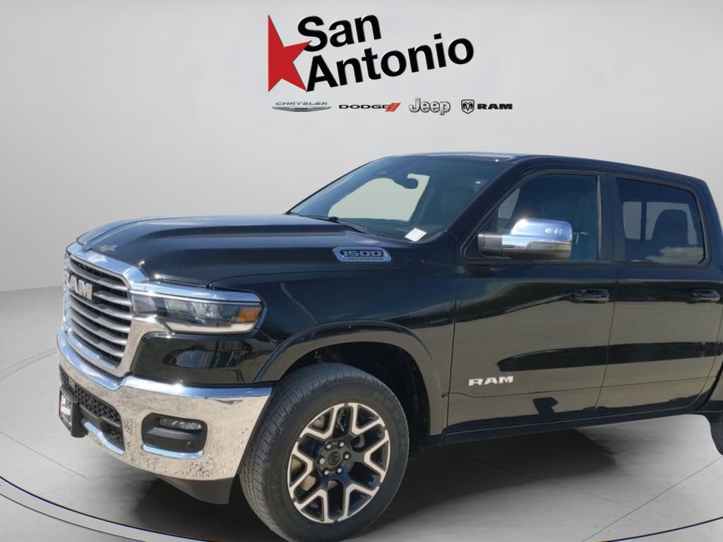 New 2026 Diamond Black Crystal Pearl-Coat Exterior Paint RAM Laramie image 7