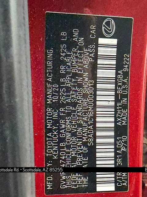 Used 2021 Red Lexus 300h image 29