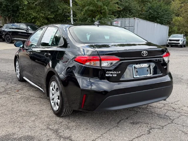 Used 2025 Midnight Black Metallic Toyota LE image 3