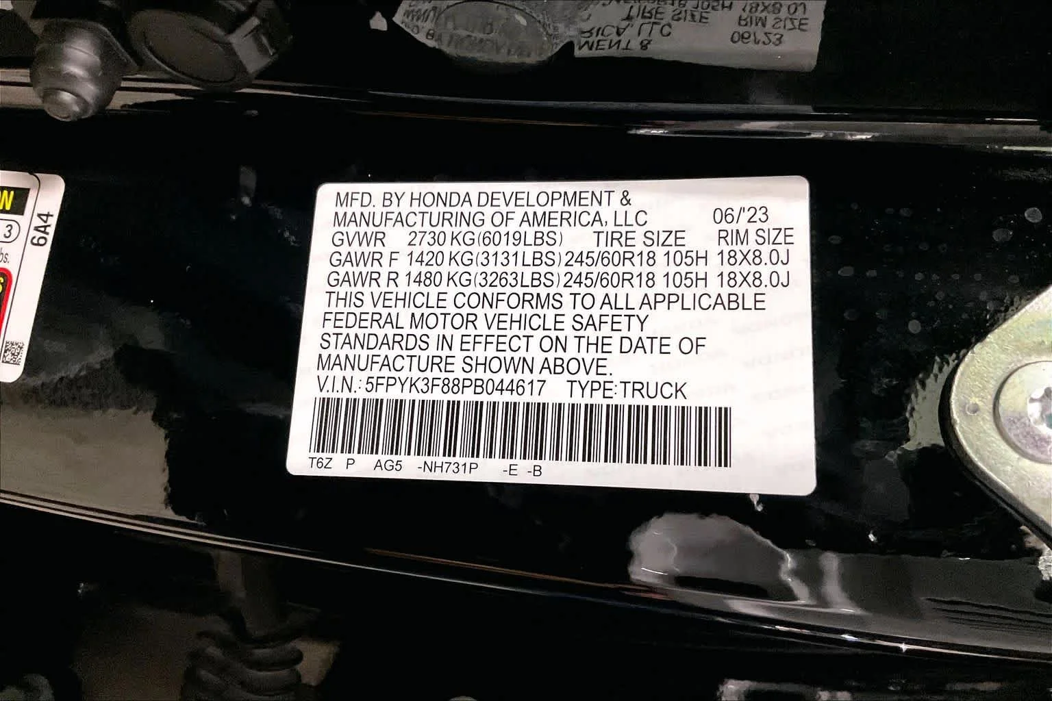 Used 2023 Crystal Black Pearl Honda Black Edition image 37