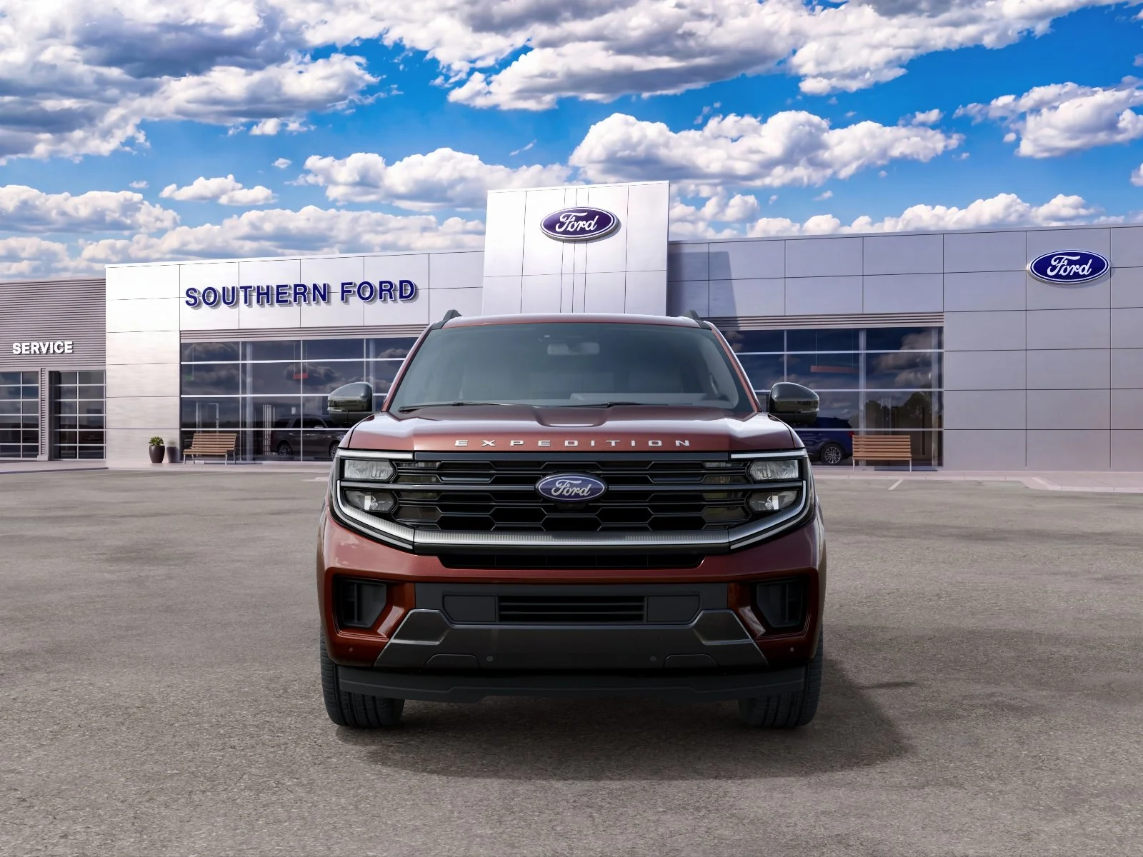 New 2027 Bronze Fire Metallic Tinted Clearcoat Ford Platinum image 27