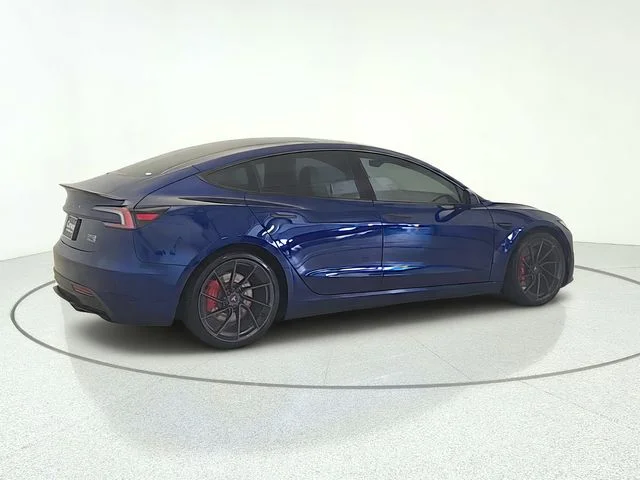 Used 2025 Deep Blue Metallic Tesla Performance image 6