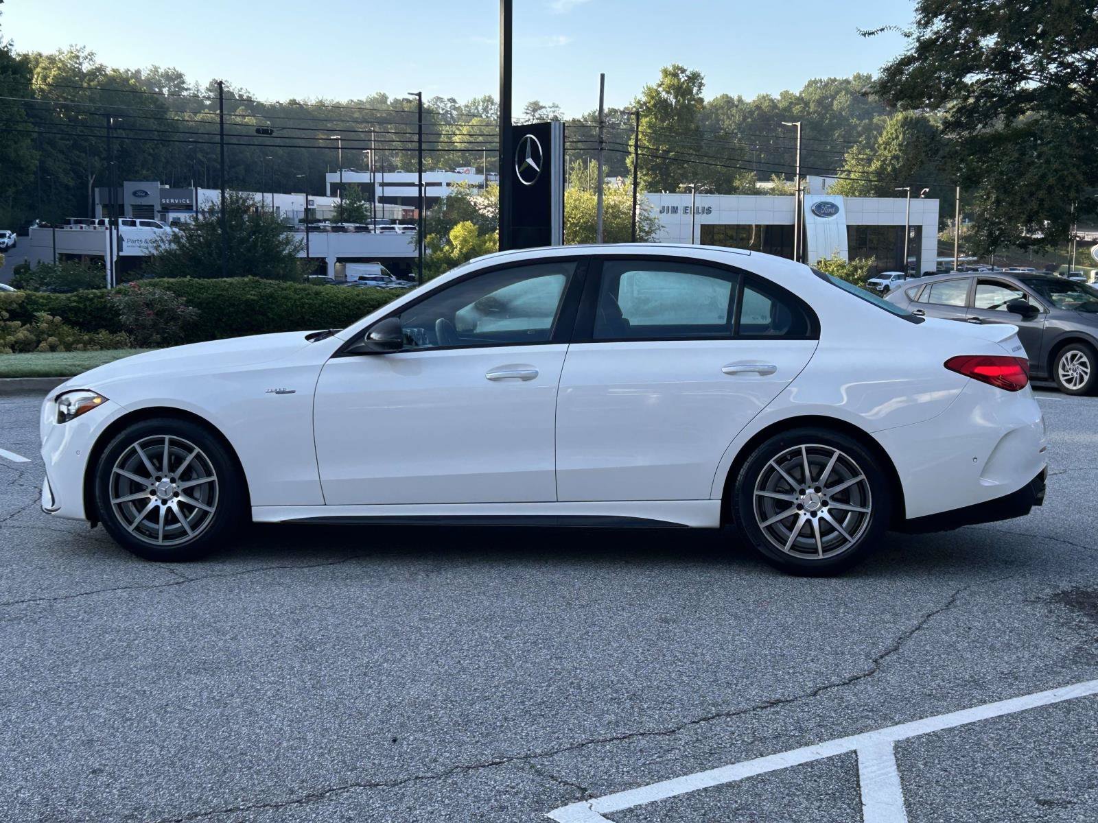 Certified Used 2025 Polar White Mercedes-Benz AMG® C 43 4MATIC® Sedan image 16