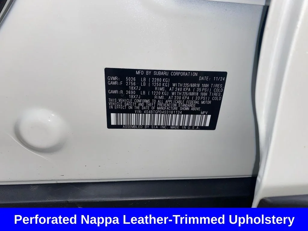 Used 2025 White Subaru Touring XT image 28
